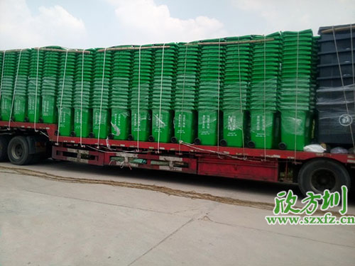 欣方圳塑料環(huán)保垃圾桶，天津市場銷量倍增